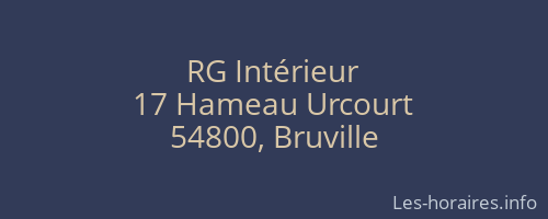 RG Intérieur