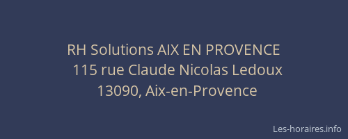 RH Solutions AIX EN PROVENCE