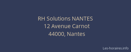 RH Solutions NANTES