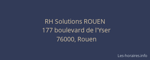 RH Solutions ROUEN