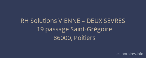 RH Solutions VIENNE – DEUX SEVRES