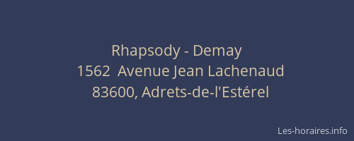 Rhapsody - Demay