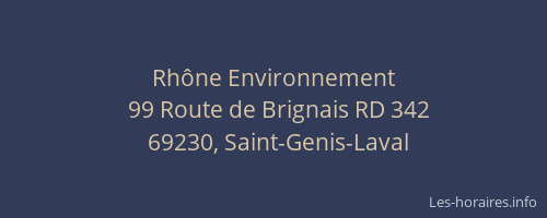 Rhône Environnement
