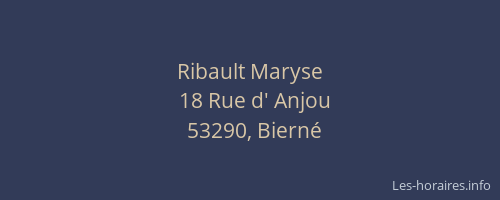 Ribault Maryse