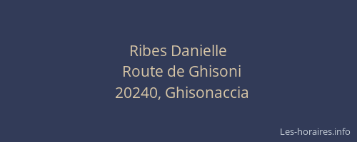Ribes Danielle
