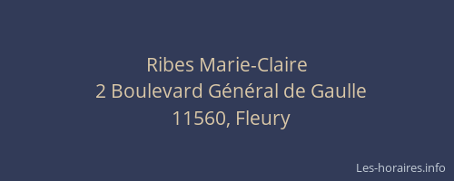 Ribes Marie-Claire