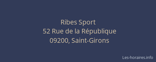 Ribes Sport