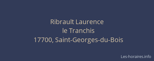 Ribrault Laurence