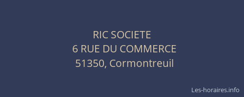 RIC SOCIETE