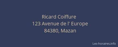 Ricard Coiffure