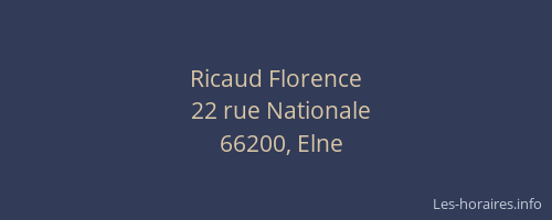 Ricaud Florence