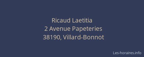 Ricaud Laetitia