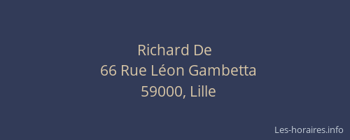 Richard De