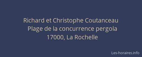 Richard et Christophe Coutanceau