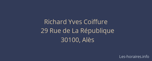 Richard Yves Coiffure