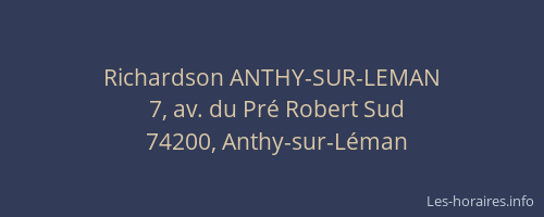 Richardson ANTHY-SUR-LEMAN