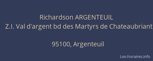 Richardson ARGENTEUIL
