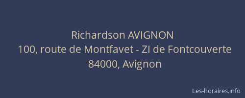 Richardson AVIGNON