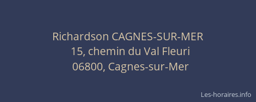 Richardson CAGNES-SUR-MER