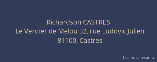 Richardson CASTRES