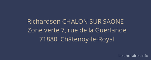 Richardson CHALON SUR SAONE