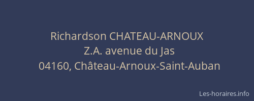 Richardson CHATEAU-ARNOUX