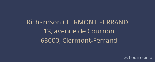 Richardson CLERMONT-FERRAND