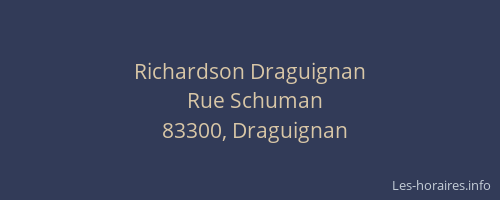 Richardson Draguignan