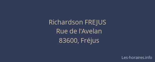 Richardson FREJUS