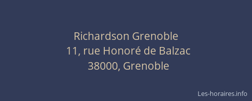 Richardson Grenoble