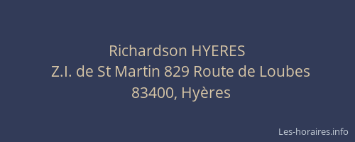 Richardson HYERES