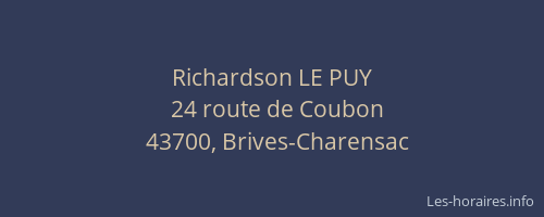 Richardson LE PUY