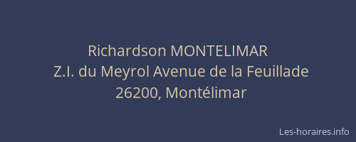 Richardson MONTELIMAR
