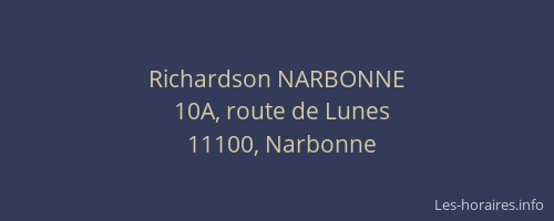Richardson NARBONNE