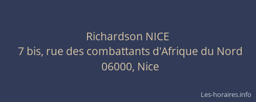 Richardson NICE