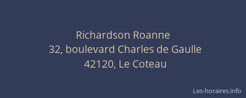Richardson Roanne