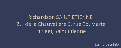 Richardson SAINT-ETIENNE