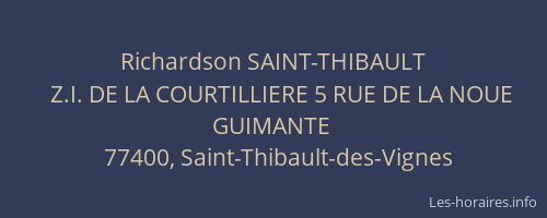 Richardson SAINT-THIBAULT