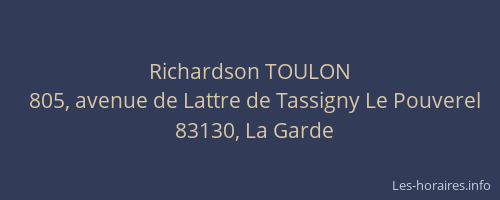 Richardson TOULON