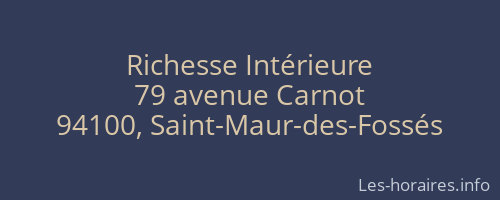 Richesse Intérieure