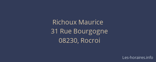 Richoux Maurice
