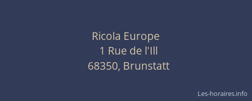 Ricola Europe
