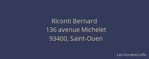 Riconti Bernard