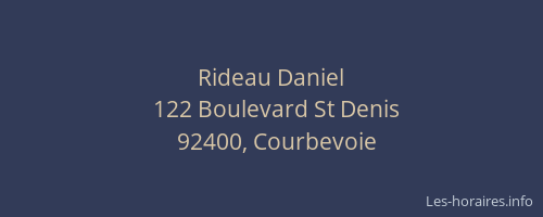 Rideau Daniel