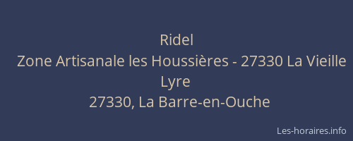 Ridel