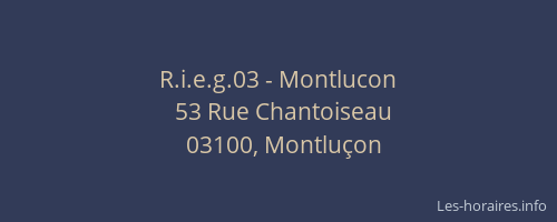 R.i.e.g.03 - Montlucon