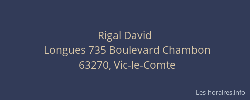 Rigal David