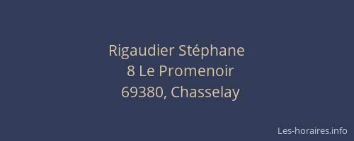 Rigaudier Stéphane