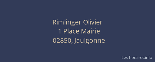 Rimlinger Olivier