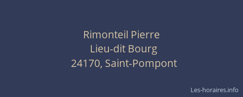 Rimonteil Pierre
